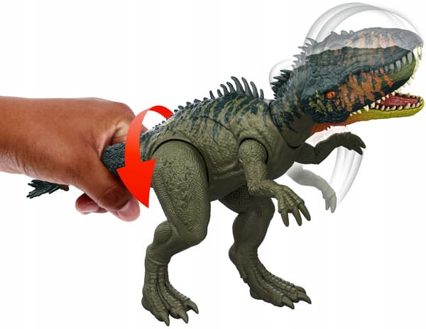 MATTEL Jurassic World Gigantic Thrashers Tyrannotitian Figure