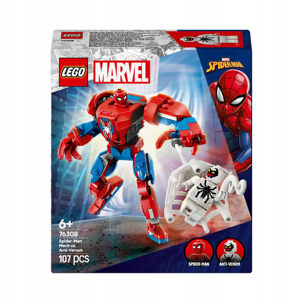LEGO Marvel Spider-Man’s Mech vs Anti-Venom 76308