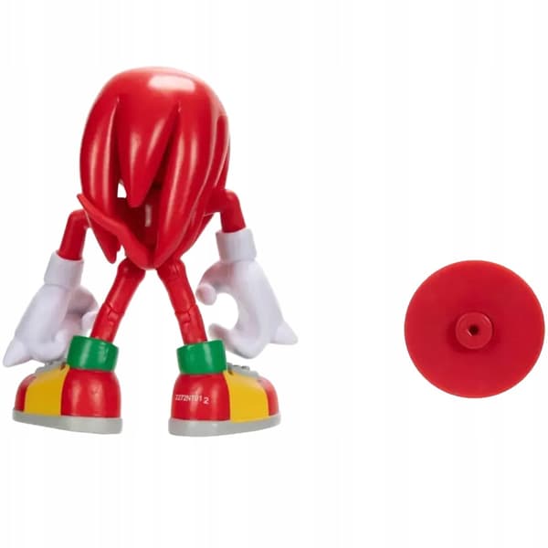 Original 10 cm Knuckles Figurine + Star Spring Set – Sonic the Hedgehog