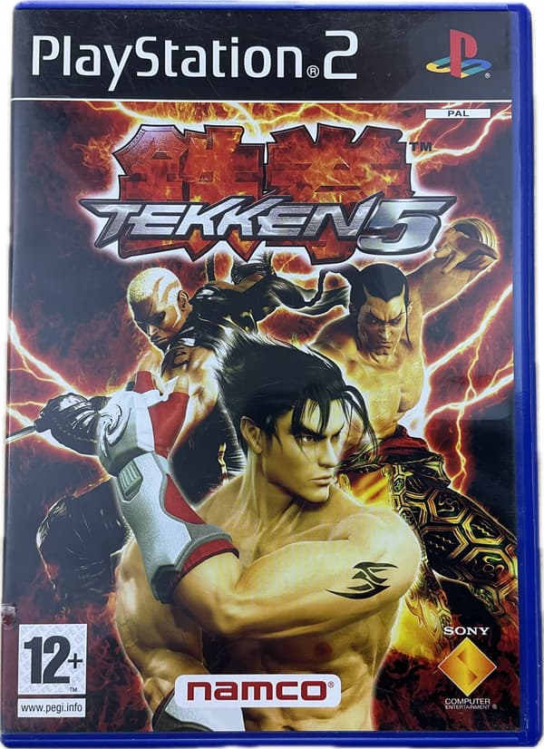 TEKKEN 5 disc – very good+ condition, complete set, Polish edition for PS2