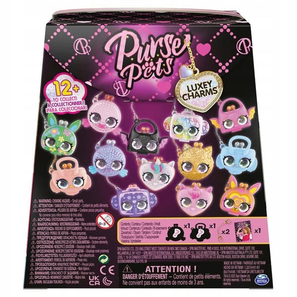 PURSE PETS Luxey Charms Keyring, pack of 2