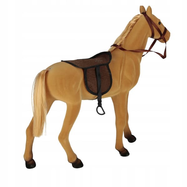 Flock-Coated Horse with Accessories by Mega Creative 569730 Mega Creative