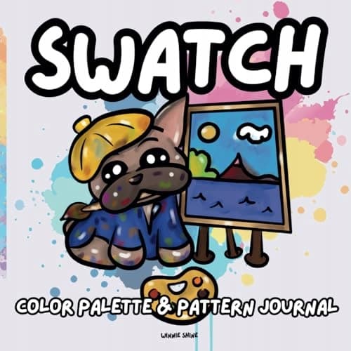 Shine, Winnie Swatch Colour Palette & Pattern Journal: Colouring Chart and Lo