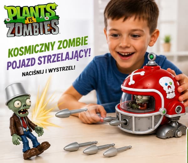 Plants vs. Zombies Space Zombie Robot PVZ | Interactive Figurine | Set