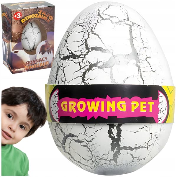 5x DINOSAUR EGG: hatching, growing DINOSAUR – LARGE, PERFECT AS A GIFT