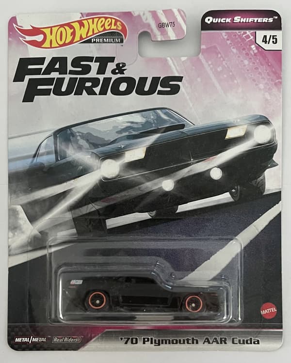 HOT WHEELS 70 PLYMOUTH AAR CUDA