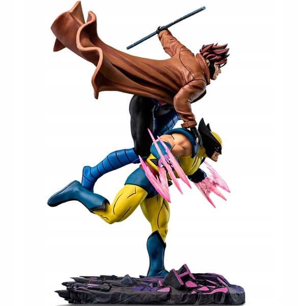X-Men '97 Gambit and Wolverine scale figurine – Iron Studios
