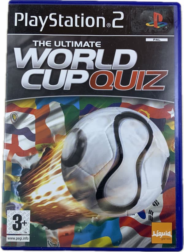 THE ULTIMATE WORLD CUP QUIZ – perfect condition PS2 game set