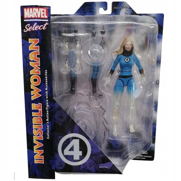 Invisible Woman figurine from the Marvel Select range