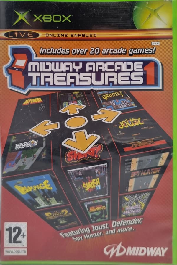 Midway Arcade Treasures 1 game for Microsoft Xbox 4423