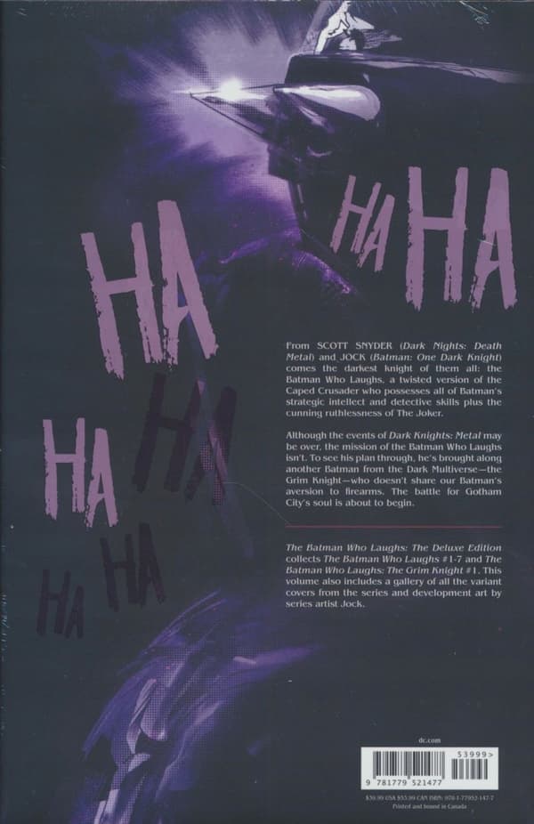 BATMAN WHO LAUGHS: THE DELUXE EDITION (Hardback) Various authors