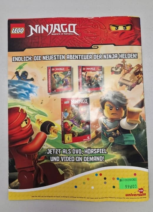 LEGO Ninjago 891504 Weapons Rack, including a magazine