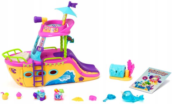 MOJIPOPS MAGIC BOX BOAT PARTY MAGIC SET WITH 2 CHILDREN’S SHIP FIGURINES