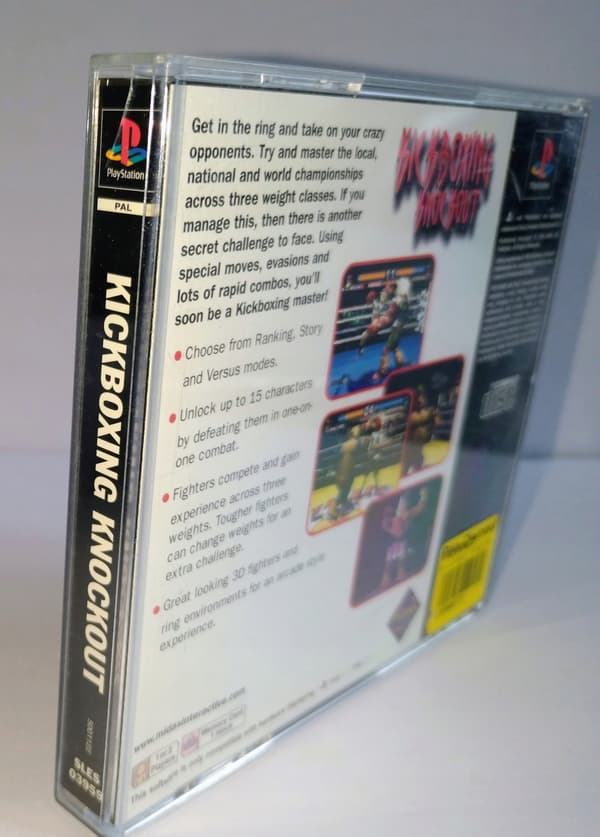 KICKBOXING KNOCKOUT 3XA PlayStation (PSX) boxed version
