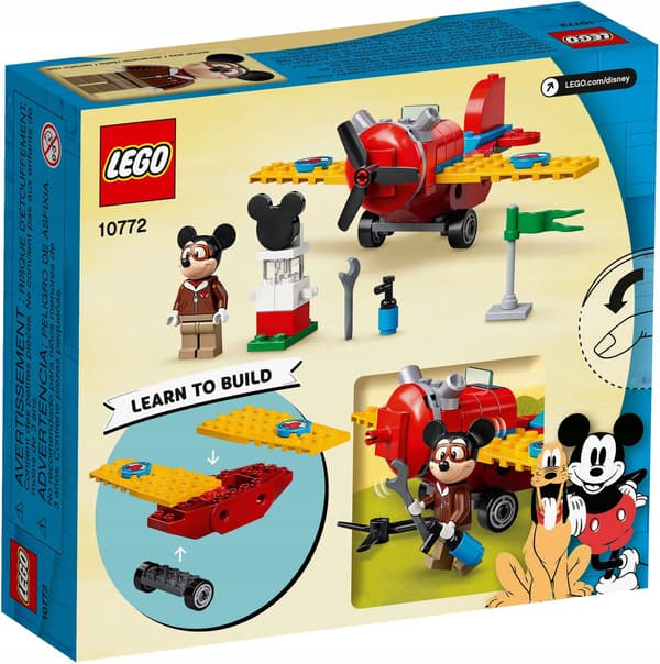 LEGO Disney 10772 – Mickey Mouse Propeller Plane – Mickey Mouse – NEW