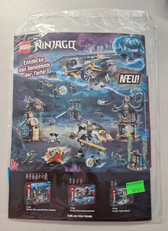 LEGO Ninjago PoulErik 892178, including a magazine