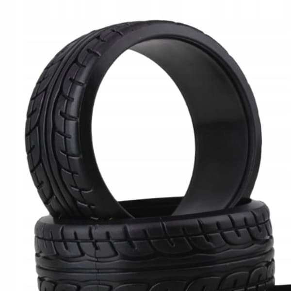 4 x 1/10 RC Drifting All-Purpose Tyres, 63mm, 1/10 RC Drift Wheels, C