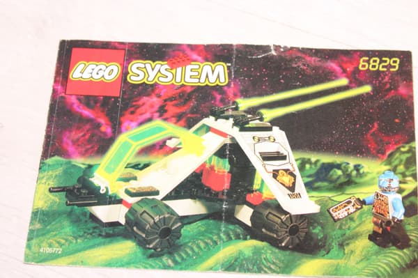 LEGO SPACE UFO 6829-2 INSTRUCTIONS Radon Rover UNIQUE SET