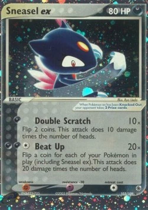 Pokemon Sneasel ex