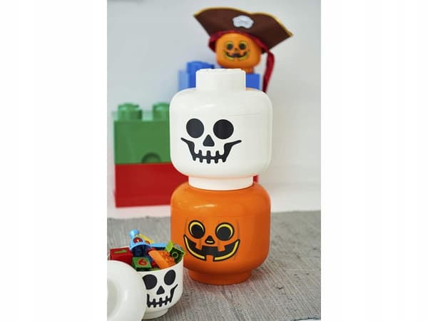 LEGO Box 40311729 Small Head Container – Pumpkin S