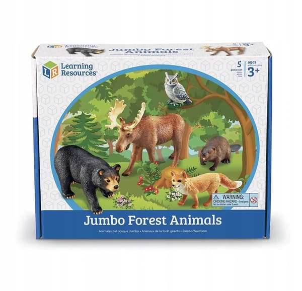 Learning Resources – Jumbo Forest Animals – large forest animal figures