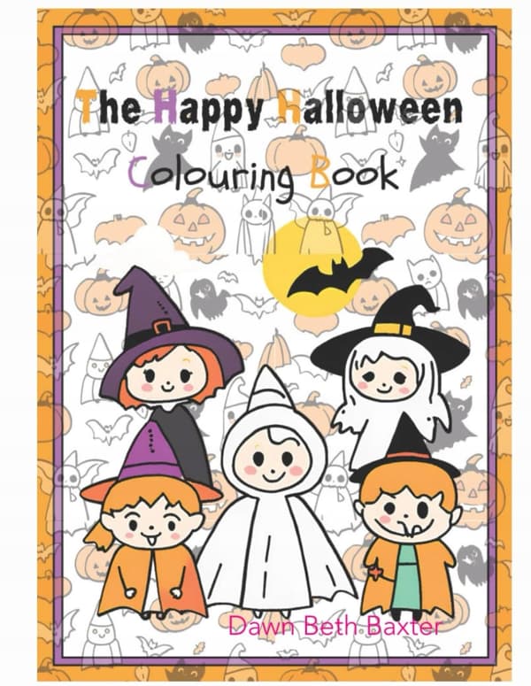 Cute Halloween Colouring Book