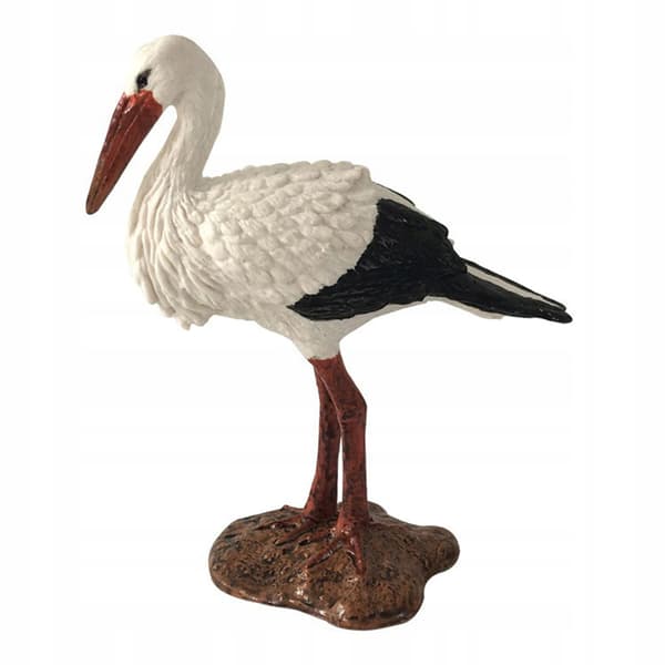 Set of 5 Handmade, Hand-painted Artificial Bird Models, Style C
