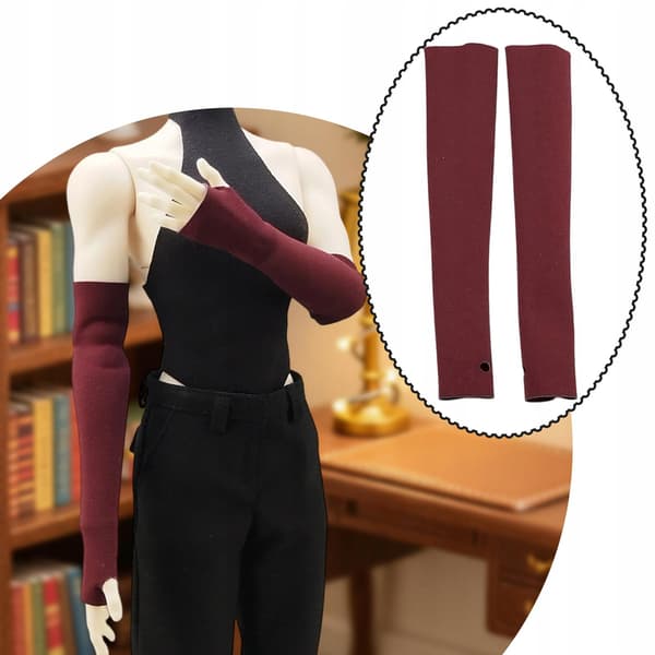 Women’s 1/6-scale clothing includes a red, multifunctional, figure-hugging outfit