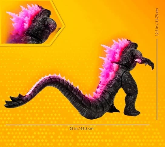 REMOTE-CONTROLLED GODZILLA (63 CM) – LIGHTS, SOUNDS AND WATER STEAM