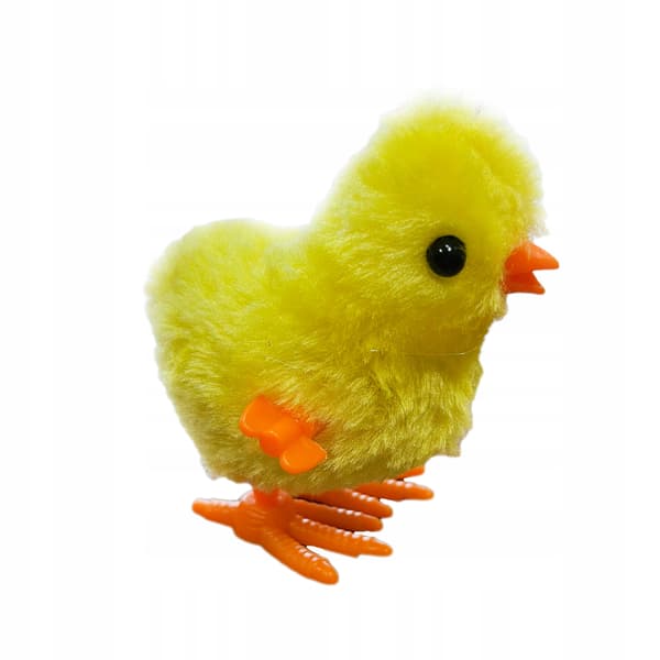 SPIN-ROLL CHICKEN, YELLOW HEN, JUMPING CHICK, EASTER, SPRING, COUNTRYSIDE