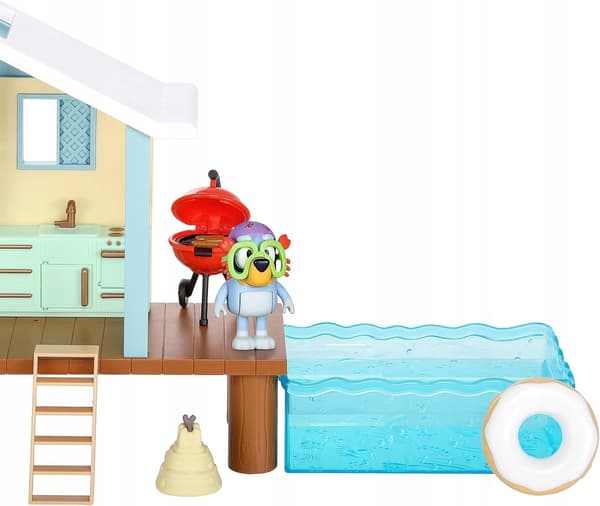MOOSE TOYS Bluey Beach Hut Bluey Set