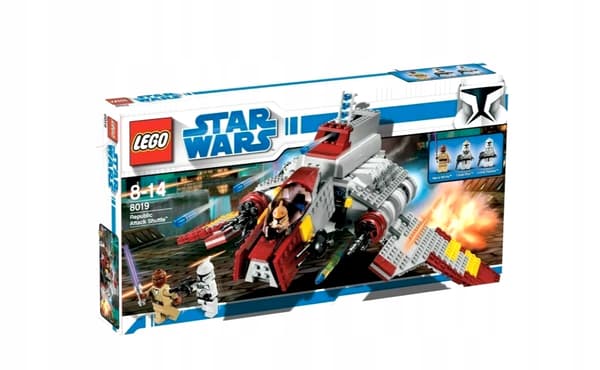 Lego 8019 Star Wars Republic Attack Shuttle set