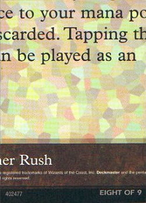 Magic: The Gathering Black Lotus Puzzle Card