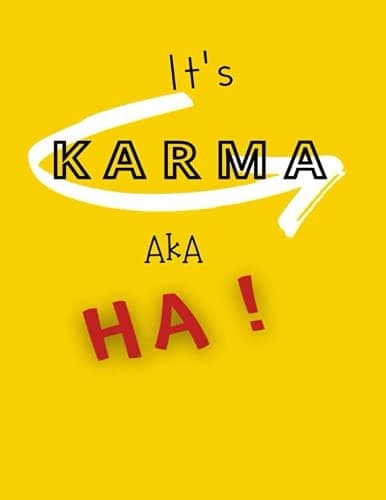 IT'S KARMA AKA HA! notebook
