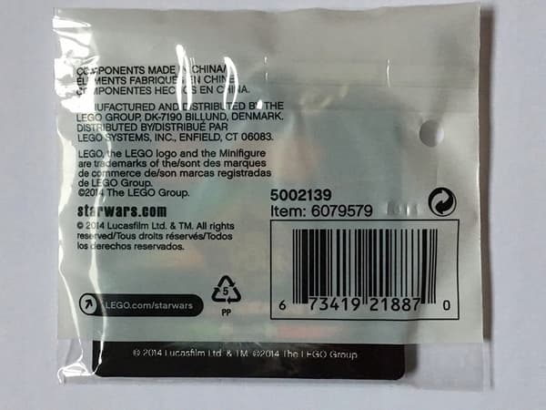 1# LEGO 5002129 STAR WARS KEYRING – UNIQUE
