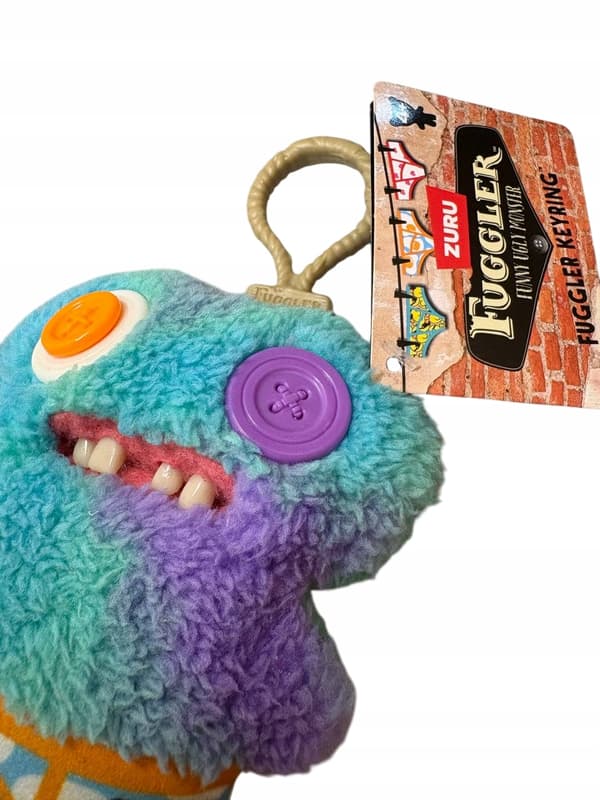 FUGGLER KEYRING MASCOT ZURU FUNNY UGLY MONSTER TEETH GIFT