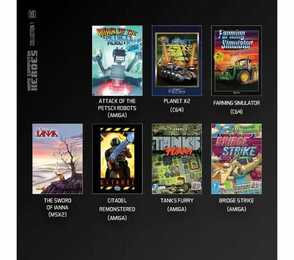 Evercade Home Computer Heroes Collection 1 – 7 Games