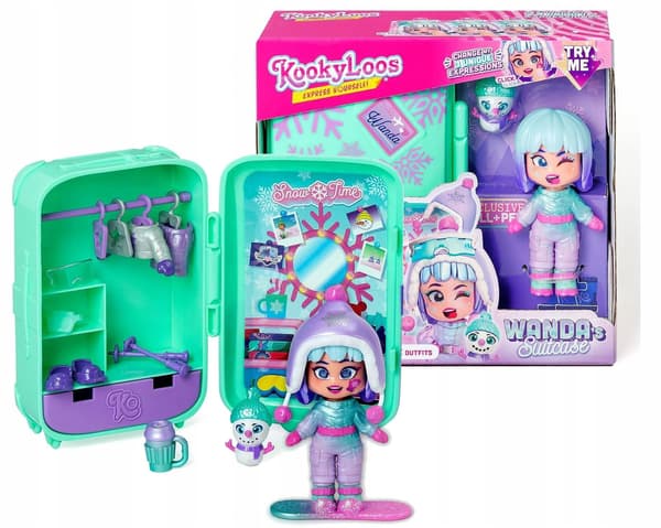 KookyLoos WANDY Suitcase: Figurine + Pet