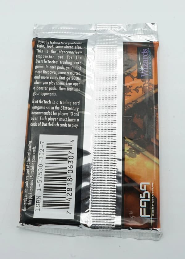 Battletech TCG Mercenaries Booster Pack WOC 6307
