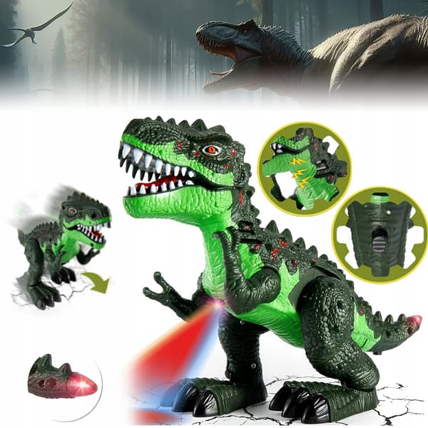 Realistic Dinosaur Figurine, Large Size, Physical and Virtual Play