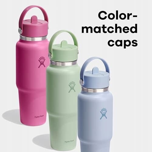 WIDE-MOUTH TRAVEL BOTTLE WITH STRAW – FLEX 710 ML – LEAK-PROOF