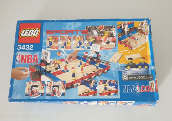 Lego 3432 NBA Challenge box and instructions