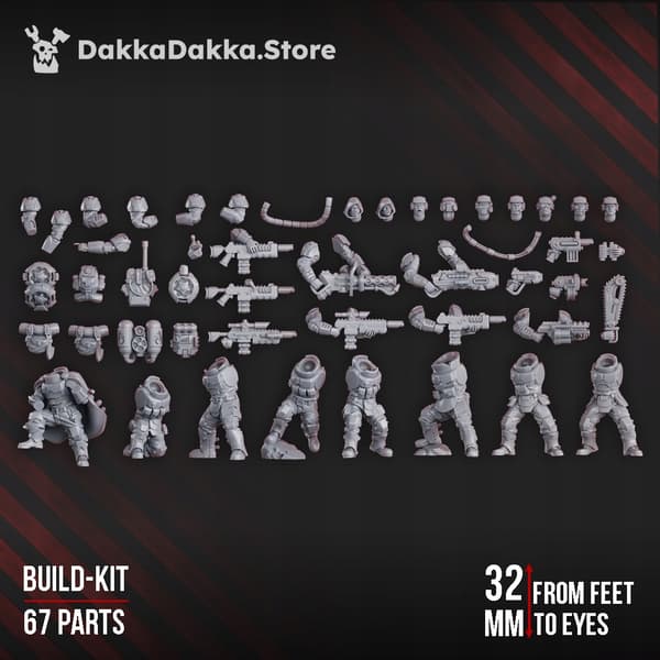 Phaeton Guard Special Forces (build kit) x67 Dakka