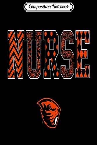 Composition Notebook: Oregon State Beavers Nurse – Patterned Slogan – Team