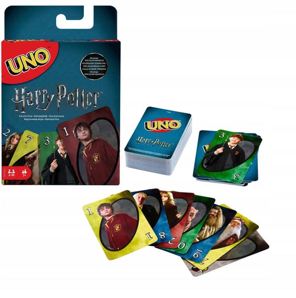 UNO HARRY POTTER Playing Cards Card Game 7+ Mattel