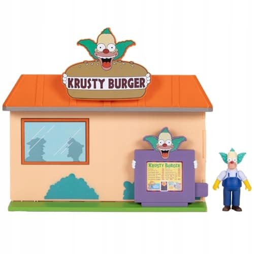 Jakks Pacific The Simpsons Krusty Burger play set, 6 cm, accessories