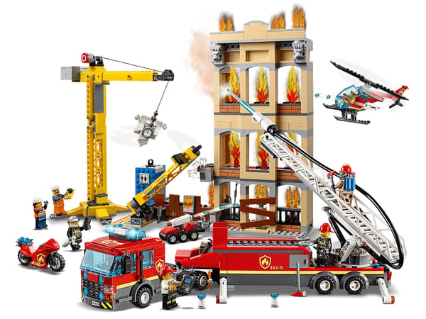 LEGO City 60216 Downtown Fire Station Set