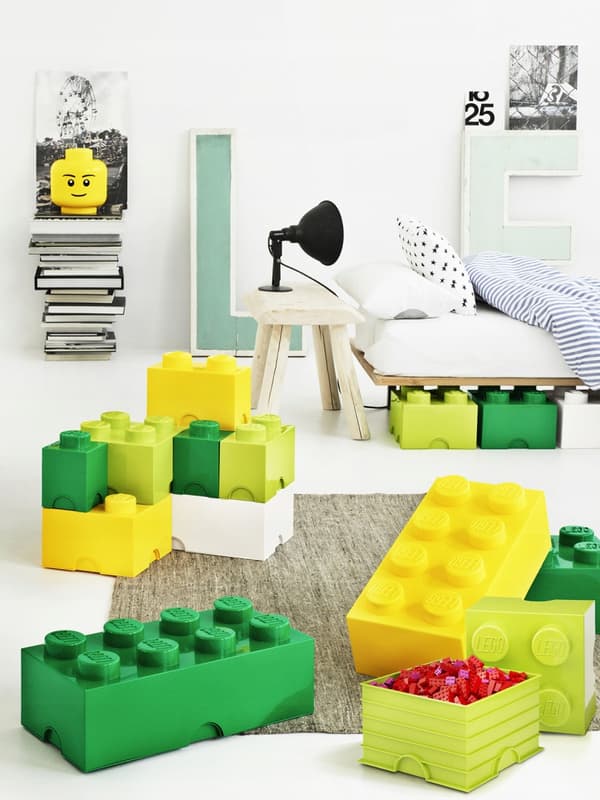 LEGO 40041220 4x2 Bright Green Brick Container