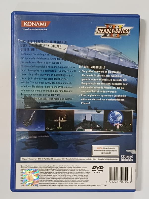 Deadly Skies III, PlayStation 2, PS2