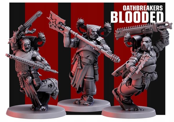 OATHBREAKERS BLOODED x3 Red Pilgrim Miniatures